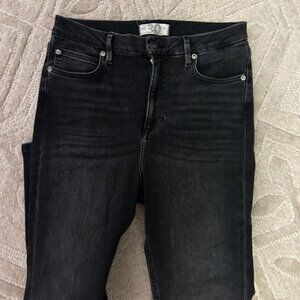 Free People Black Skinny Jeans Size 30